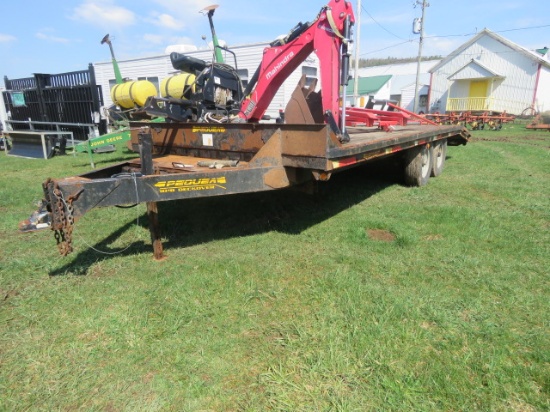 2011 PEQUEA 1018 DECKOVER TRAILER