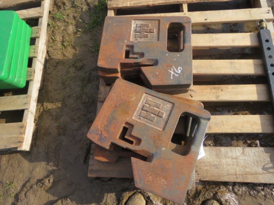 INTERNATIONAL STAMPED SUITCASE WEIGHTS BIG HANDLED