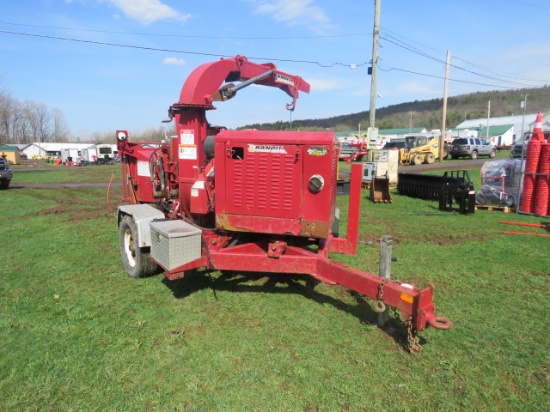 BANDIT MODEL 200XP CHIPPER 1567HRS, PINTLE HITCH