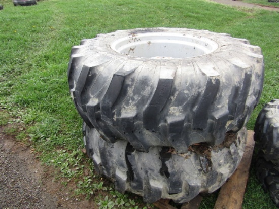 2 TIRES R4 17 1/2