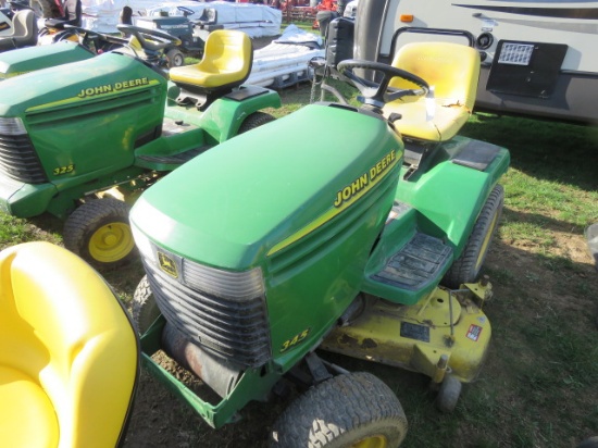 JOHN DEERE 345 LAWN MOWER WITH 48" DECK