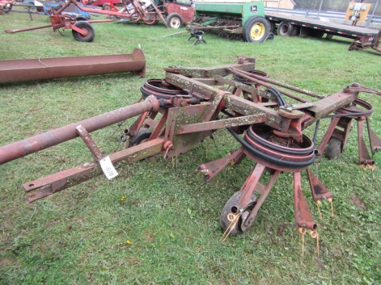 GRIMM HAY RAKE - NEW BEARINGS, BELTS, NEW TEETH