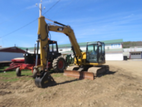 CAT 308E2CR EXCAVATOR WITH HYDRAULIC THUMB