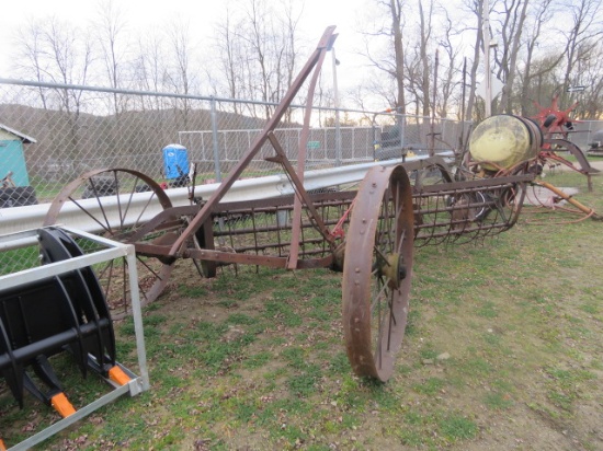 STEEL WHEEL HAY RAKE