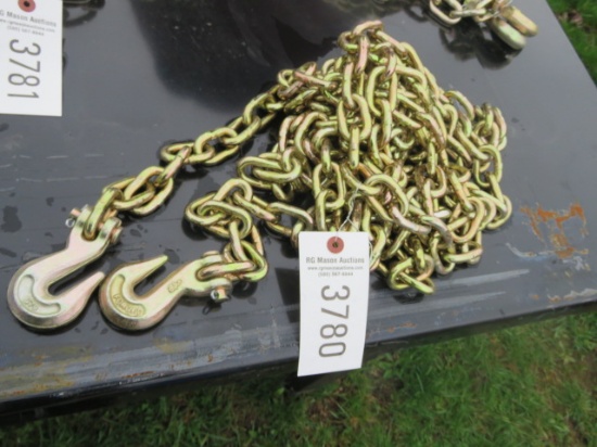 NEW 516" G70 RATED 20FT DOUBLE HOOK CHAIN