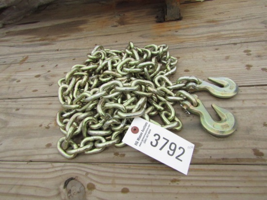 NEW 3/8" G70 RATED DOUBLE HOOK CHAIN