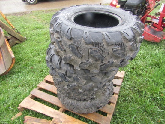 SET OF 4 WHEELER TIRES