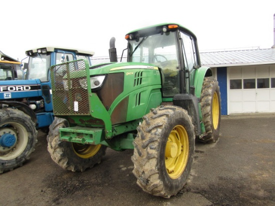JOHN DEERE 6140M - CAB, HEAT, AIR, 4WD, 9730.5