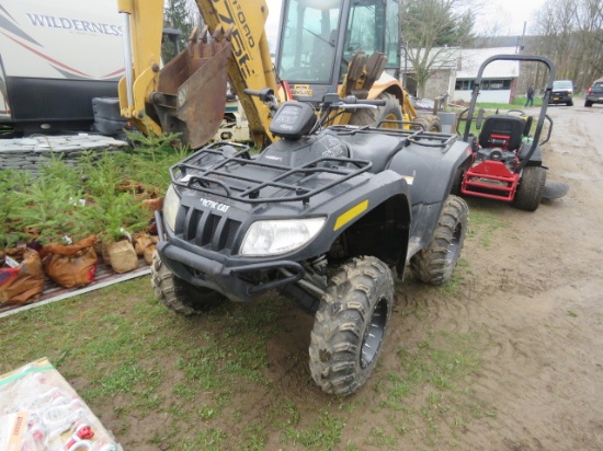 ARCTIC CAT 650H 4X4 4WHEELER NO TITLE 831 HOURS