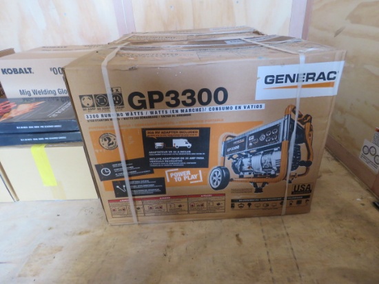 GENERAC GP3300 RUNNING WATT GENERATOR - NEW