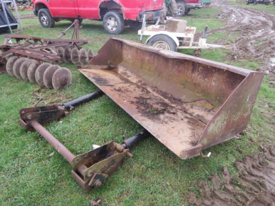 BUCKET FOR QUICKE LOADER W/2 CYCLINDERS