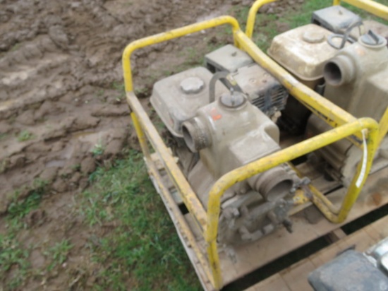 WACKER TRASH PUMP 3" RUNS