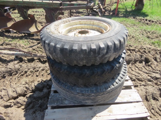 3 MANURE SPREADER TIRES