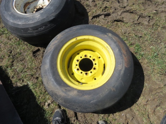 IMPLEMENT TIRE ON 6 LEG RIM