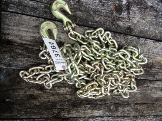 NEW 3/8" G70 RATED DOUBLE HOOK CHAIN