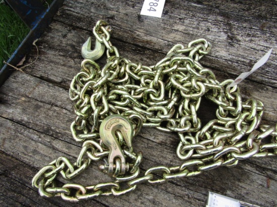 NEW 3/8" RATED DOUBLE HOOK CHAIN
