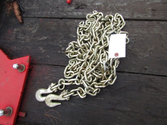 NEW 5/16 G70 RATED DOUBLE HOOK CHAIN