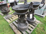 ALUMINIUM SWAN URN
