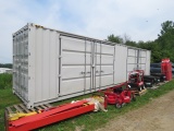 NEW 40FT SEA CONTAINER 2 SIDE DOORS, REAR DOOR
