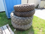 2 FIRESTONE TURF TIRES 16.9-24 AND 2 GOODYEAR TURF
