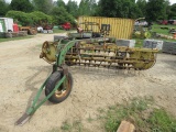 JOHN DEERE 660 DOLLY WHEEL ROLL BAR RAKE