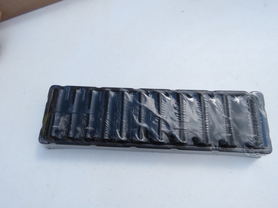 NEW ARCAN 11PC DEEP IMPACT SOCKET SET 1/2" DRIVE