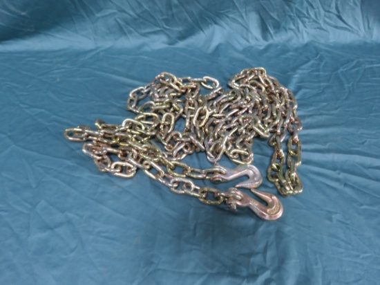 NEW 20FT G70 RATED 5/16 DOUBLE HOOK CHAIN