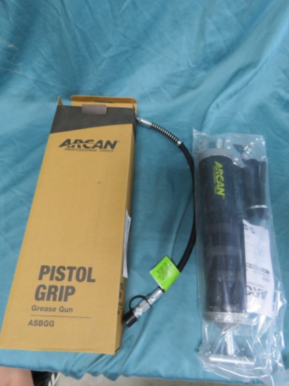 NEW ARCAN PISTOL GRIP GREASE GUN