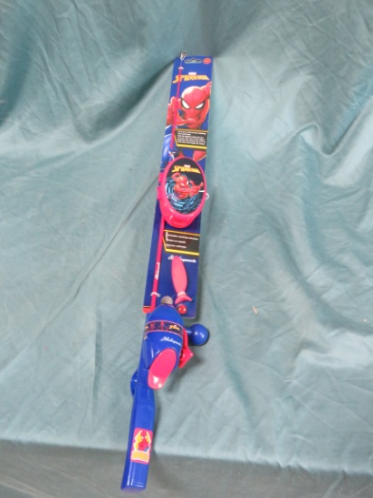 NEW MARVEL SPIDERMAN KIDS FISHING POLE