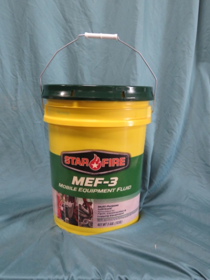 NEW 5 GALLON BUCKET STAR FIRE MEF-3 MOBILE
