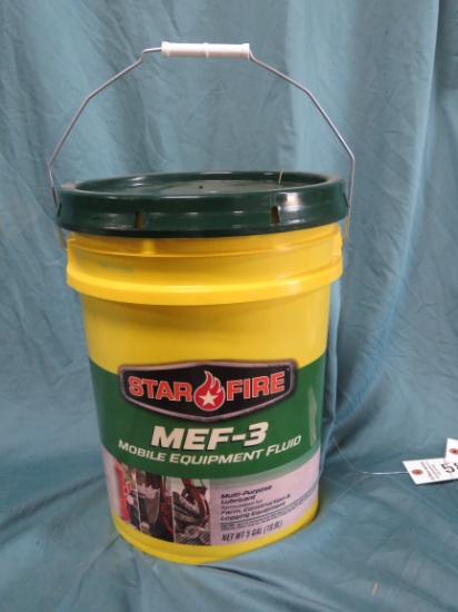 NEW 5 GALLON BUCKET STAR FIRE MEF-3 MOBILE