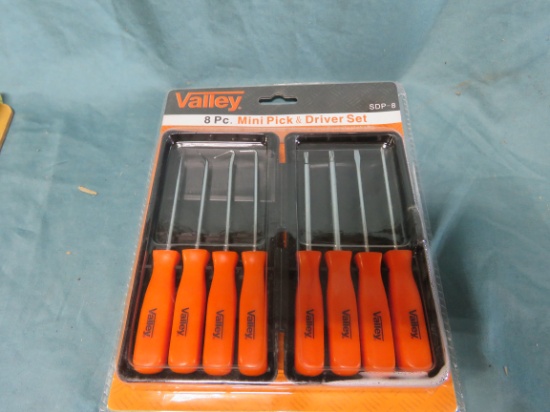 NEW VALLEY 8PC MINI PICK AND DRIVER SET