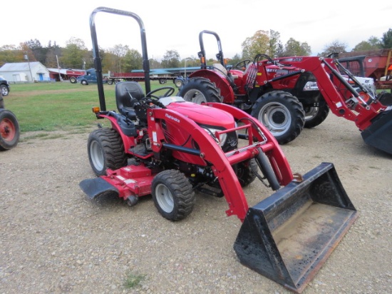 MAHINDRA EMAX22 TRACTOR WITH MAHINDRA LOADER