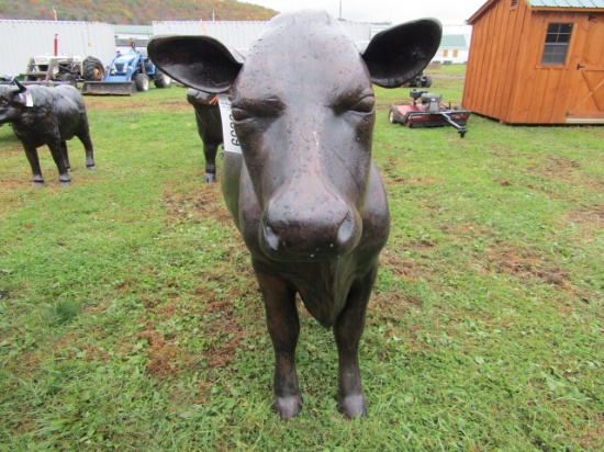 ALUMINUM STATUE - BULL