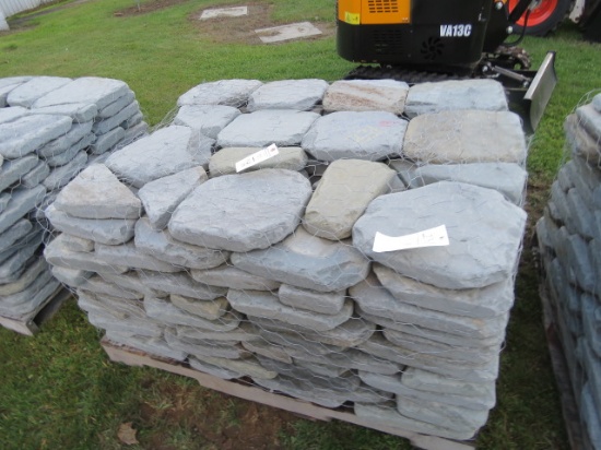 PENNSYLVANIA BLUE STONE 2" TUMBLED APPROX 154SQ