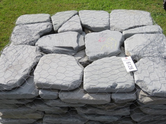 PENNSYLVANIA BLUE STONE 2" TUMBLED APPROX 132 SQ