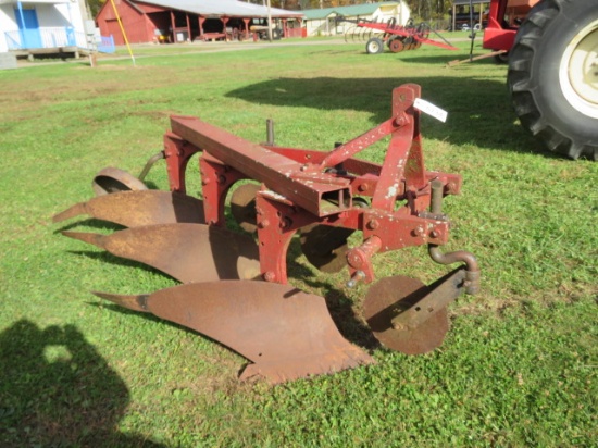 3 BOTTOM PLOW WITH CULTERS 3 PT HITCH