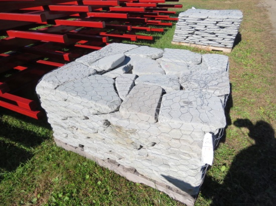 PENNSYLVANIA BLUE STONE 2" TUMBLED APPROX 154SQ