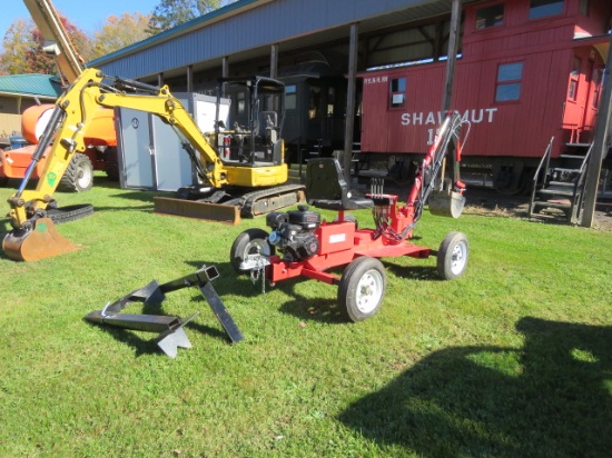CENTRAL MACHINERY TOW BEHIND RIDE ON TRENCHER