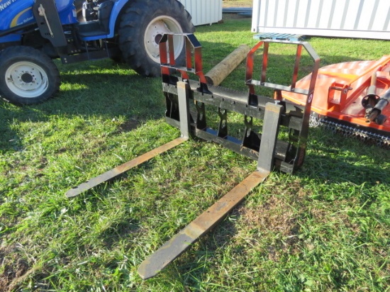 NEW WALK THROUGH PALLET FORKS 5500LB 42" EXTREMELY