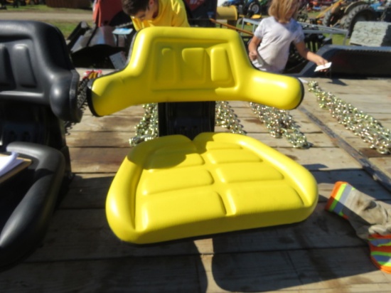 NEW WRAP AROUND THE BACK YELLOW TRACTOR SEAT