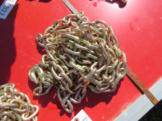 NEW G70 RATED 5/16 DOUBLE HOOK 20FT CHAIN