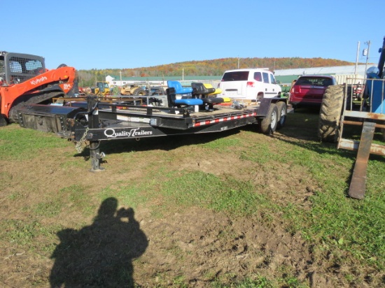 2023 QUALITY TRAILER 22FT STATIONARY FRONT TILT