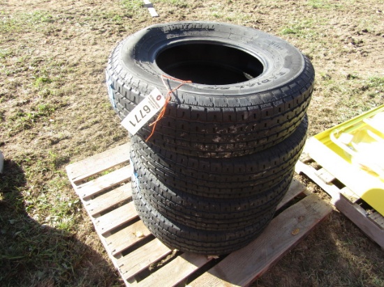 RADIAL ST 225/75 R15 TIRES (4)