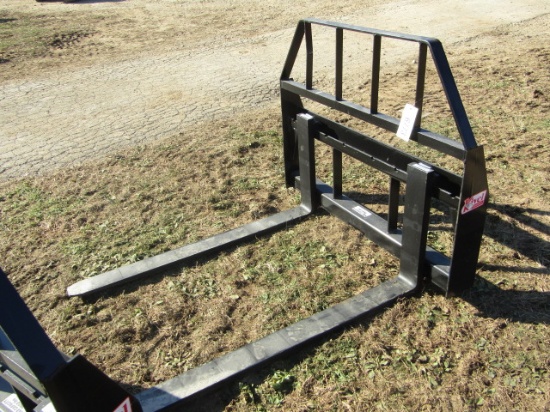 KIVEL 3500LB CAPACITY SKIDSTEER PALLET FORKS 48"