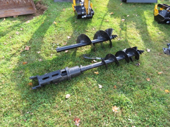 MINI EXCAVATOR POST HOLE DIGGER WITH 2 AUGERS