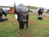 ALUMINUM STATUE LARGE BUFFALO