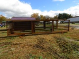 FREE STANDING METAL CORRAL PANEL 24 FT LONG
