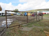 FREE STANDING METAL CORRAL PANEL 24FT LONG