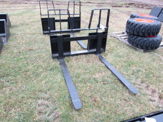 NEW 48" KIVEL 4200LB PALLET FORK SKIDSTEER